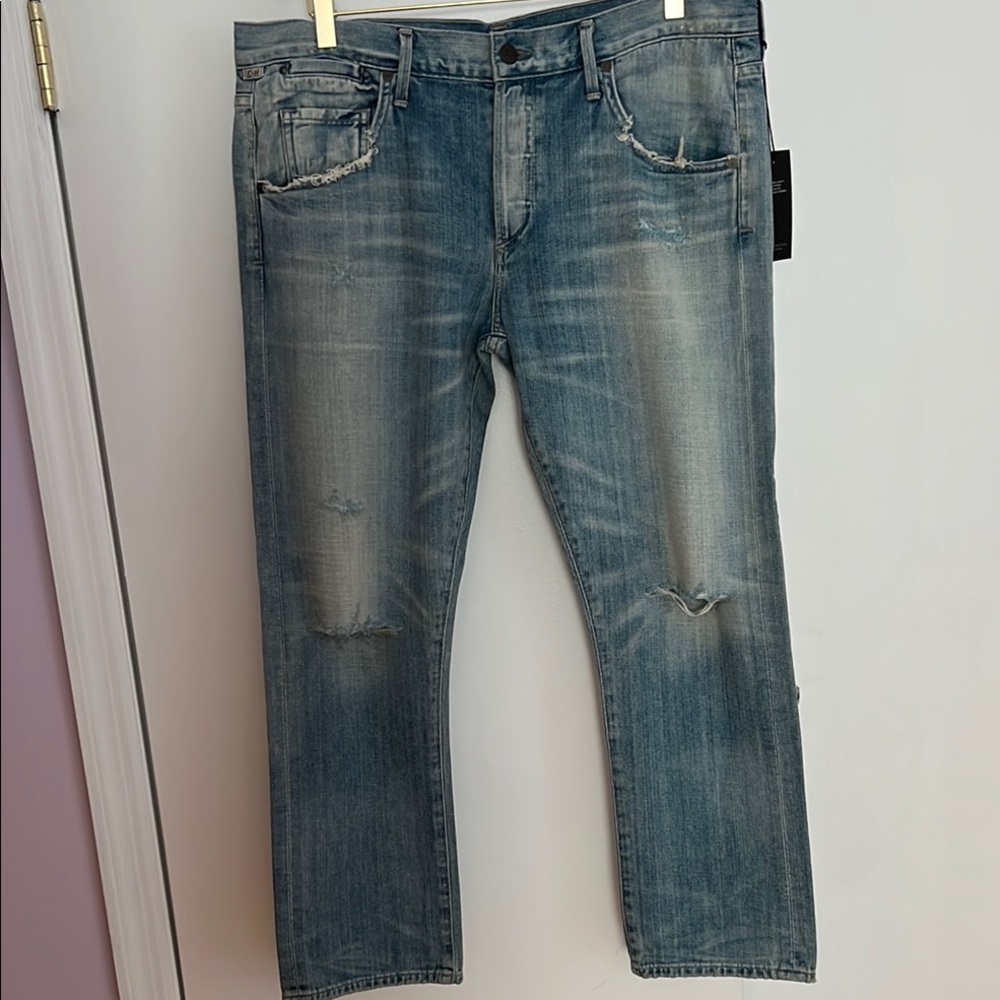 Citizens Of Humanity High Rise Jeans - Light Blue